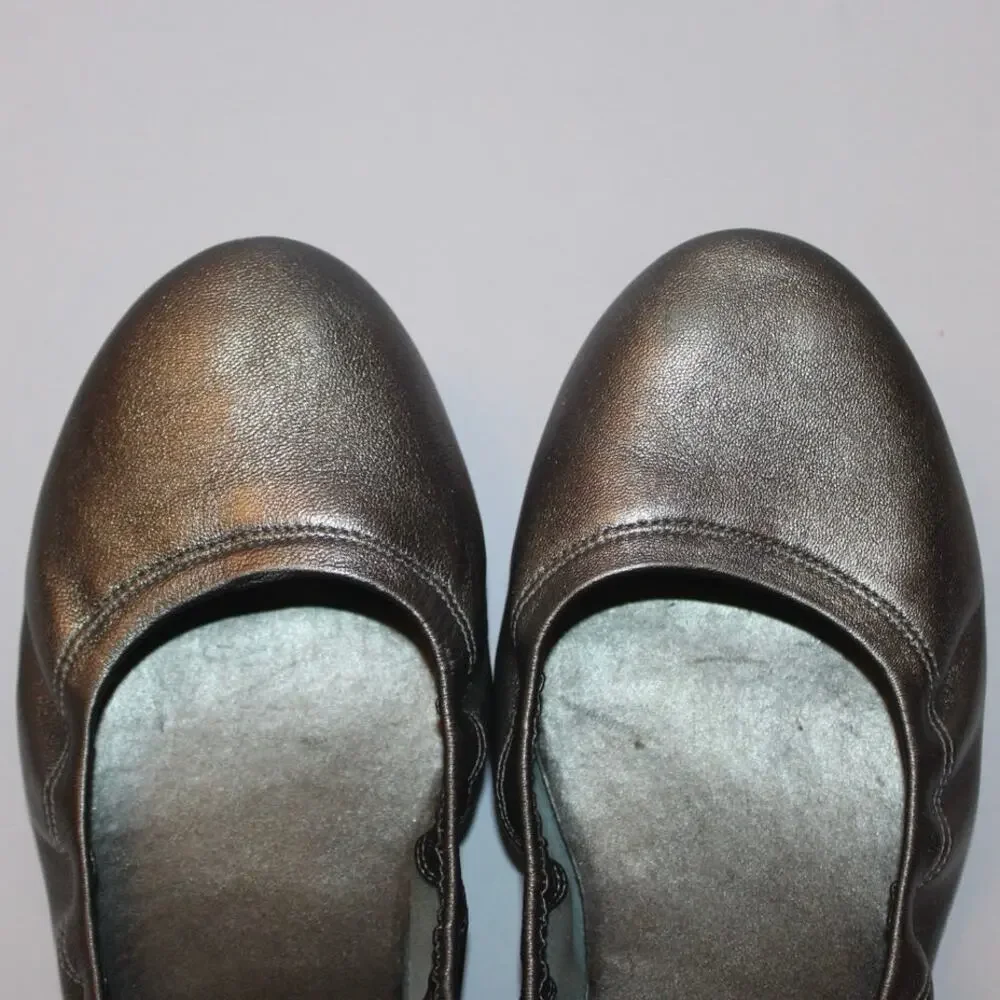 Cole Haan Women’s Jenni Metallic‎ Ballet Flats Size 8B Comfort Work Casual Shoes